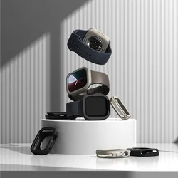 Apple Watch 10 / 11 (42 mm) - Ringke Air - fekete szilikon védő tok-2