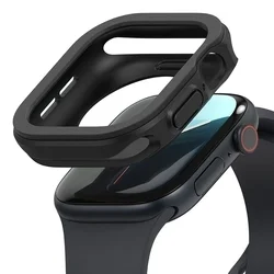 Apple Watch 10 / 11 (42 mm) - Ringke Air - fekete szilikon védő tok-4