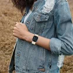 Apple Watch 6/7/8/9/10/SE (40 / 41 / 42 mm) okosóra szíj - Tech- Protect Nylon - krémszínű szövet szíj-2