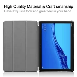 Tablettok Huawei Mediapad M5 Lite 10.1 col - fekete smart case tablet tok-6