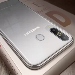 Telefontok Samsung Galaxy A60 - átlátszó szilikon tok-3