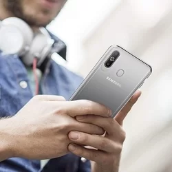 Telefontok Samsung Galaxy A60 - átlátszó szilikon tok-4