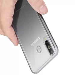 Telefontok Samsung Galaxy A60 - átlátszó szilikon tok-5