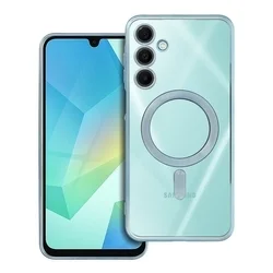 Telefontok Samsung Galaxy A16 4G / 5G - ELECTRO MAG COVER - MagSafe kompatibilis átlátszó/kék szilikon tok-1