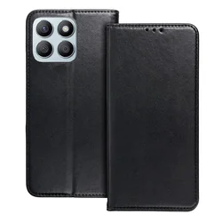 Telefontok Honor X6b - Smart Magnetic fekete szilikon keretes mágneses könyvtok-4