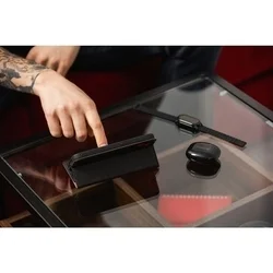 Telefontok Samsung Galaxy S23 FE - Jelblokkolós (RFID) fekete mágneses könyvtok-9