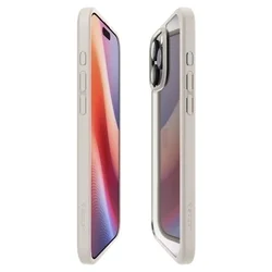 Telefontok iPhone 16 Pro Max - SPIGEN ULTRA HYBRID - átlátszó/titánium szilikon tok-3