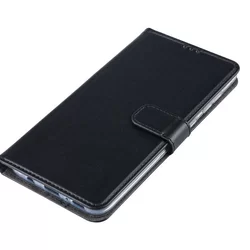 Telefontok Samsung Galaxy A70 - fekete ráhajtó füles könyvtok-3