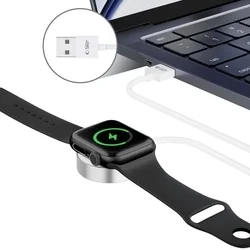 Apple Watch okosóra töltő - TECH-PROTECT ULTRABOOST MAGNETIC mágneses fehér (hagyományos) USB csatlakozóval-3