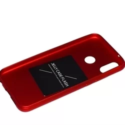 Telefontok Xiaomi Redmi 7 - piros szilikon tok-1