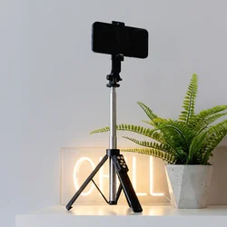 Forever SST-100 - fekete, bluetooth távirányítós, tripoddá alakítható selfie bot-3
