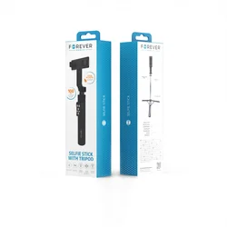 Forever SST-100 - fekete, bluetooth távirányítós, tripoddá alakítható selfie bot-10