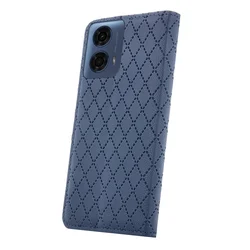 Motorola Moto G04 telefontok - Smart Caro - kék mágneses könyvtok-1
