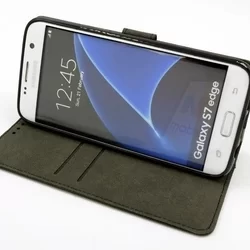 Telefontok Samsung Galaxy S7 Edge - G935F -kihajtható tok - fekete-2