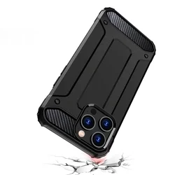 Telefontok iPhone 16 Pro Max - Defender II fekete ütésálló hátlap tok-2