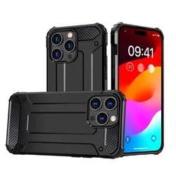Telefontok iPhone 16 Pro Max - Defender II fekete ütésálló hátlap tok-4