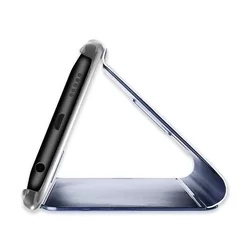 Telefontok Samsung Galaxy A40 - kék Clear View Tok-2
