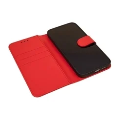 Samsung Galaxy S24 FE telefontok - Smart Classic - piros ráhajtófüles könyvtok-3