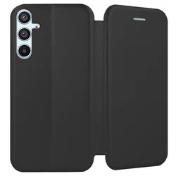 Samsung Galaxy S24 FE telefontok - Smart Diva fekete mágneses könyvtok-1