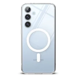 Telefontok Samsung Galaxy S24 FE - Ringke Fusion Magnetic - magsafe kompatibilis átlátszó hátlap tok-2