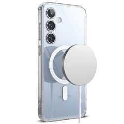 Telefontok Samsung Galaxy S24 FE - Ringke Fusion Magnetic - magsafe kompatibilis átlátszó hátlap tok-7