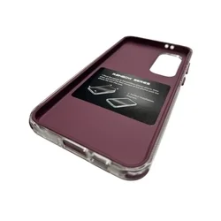 Samsung Galaxy S24 FE telefontok - Matrix - átlátszó/lila műanyag hátlap tok-3