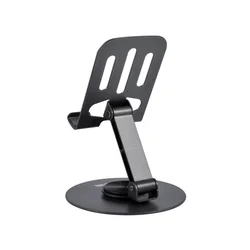 TUNIQ - univerzális asztali telefontartó állvány, fekete ﻿-1