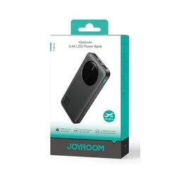 Joyroom JR-PBF12 powerbank - fekete powerbank 2USB / 1 Type-C (USB-C), 10000mAh, 2,4A-5