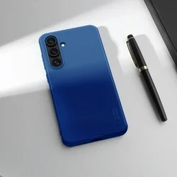 Samsung Galaxy S24 FE telefontok - Nillkin Super Frosted - kék hátlap tok-2