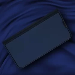 Telefontok Xiaomi Redmi 7 - Dux Ducis kék kinyitható tok-2