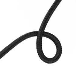 3in1 kábel - USB - Lightning / Type-C (USB-C) / MicroUSB fekete szövet kábel 2,4A, 1,2 m-3