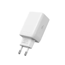 Tech- Protect NC45W telefon töltő - 2x Type-C (USB-C) portos, fehér hálózati töltőfej, 45W ﻿-2