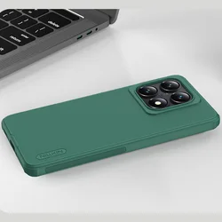 Telefontok Xiaomi 14T Pro 5G - Nillkin Super Frosted - zöld hátlap tok-2
