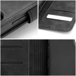 Xiaomi Redmi 14C - Forcell Tender - fekete ráhajtófüles könyvtok-3