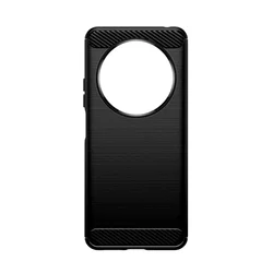 Xiaomi Redmi 14C telefontok - Carbon Fiber - fekete szilikon hátlap tok-2