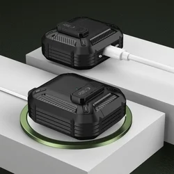 Airpods 4 tartó: TECH-PROTECT CARBONOX AirPods 4 tartó - fekete ütésálló tok-4