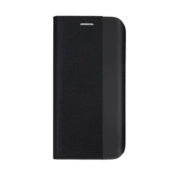 Xiaomi Redmi 14C telefontok - Senseo fekete mágneses szilikon keretes könyvtok-1