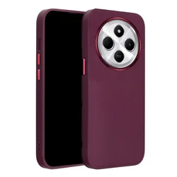 Xiaomi Redmi 14C telefontok - Frame - sötét lila műanyag hátlap tok, szilikon kerettel-1