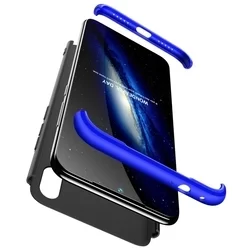 Telefontok Xiaomi Redmi Note 7 - GKK protection 3IN1 - kék-fekete tok-1