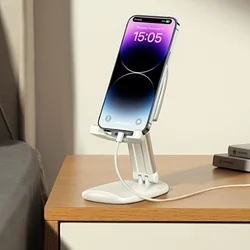 Joyroom ZS371 - univerzális összehajtható asztali telefon- és tablettartó állvány, fehér-4