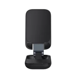 Baseus Seashell - univerzális asztali telefon tartó állvány, fekete-1