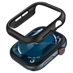 Apple Watch 10 (42 MM) - SPIGEN THIN FIT - fekete védő keret-6