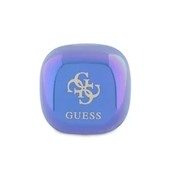 Guess 4G Logo Mini TWS headset - kék vezeték nélküli stereo bluetooth headset, töltőtokkal-1