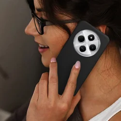 Xiaomi Redmi A4 5G telefontok - fekete szilikon hátlap tok-2