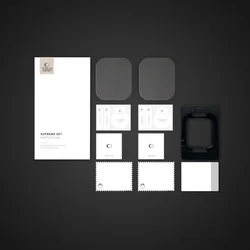 Apple Watch 10 / 11 (42 mm) okosóra kijelzővédő fólia - Tech- Protect Supreme - fólia felhelyezést segítővel (2db)-3