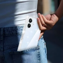 Samsung Galaxy A06 - Glitter - átlátszó csillámos hátlap tok-1