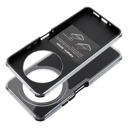 Telefontok Xiaomi Redmi 14C - Matrix Clear - fekete ütésálló plexi hátlap tok-1