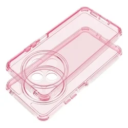 Telefontok Xiaomi Redmi 14C - Matrix Clear - áttetsző pink ütésálló plexi hátlap tok-1