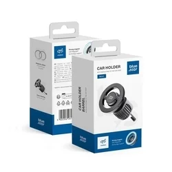 Bluestar Barrel - MagSafe kompatibilis, szellőzőrácsra rögzíthető mágneses telefontartó, fekete-4