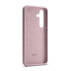 Samsung Galaxy S25 telefontok - Etteri - púder pink színű szilikon hátlap tok-2